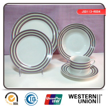 Line Design Dinan en porcelaine en forme ronde